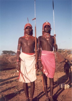 Due uomini Samburu - click per ingrandire