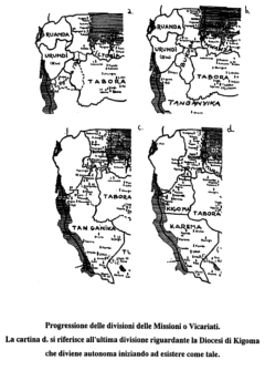 Progressioni delle divisioni dei Vicariati - click per ingrandire