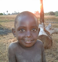 Un bellissimo bambino di Kasumo in Tanzania - click per ingrandire